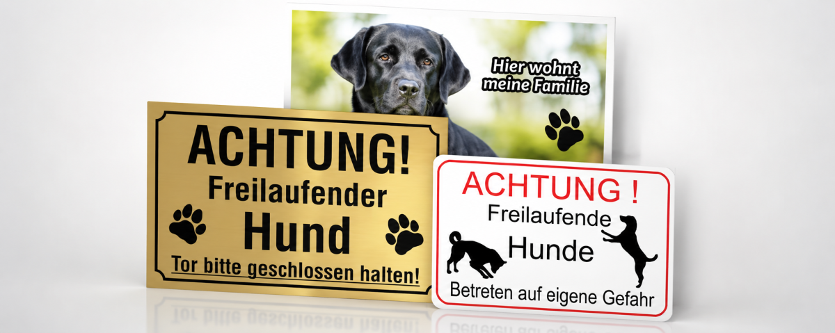 Hundeschilder