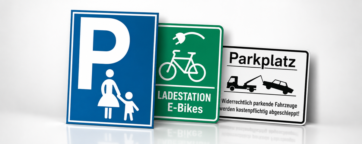 Parkplatzschilder