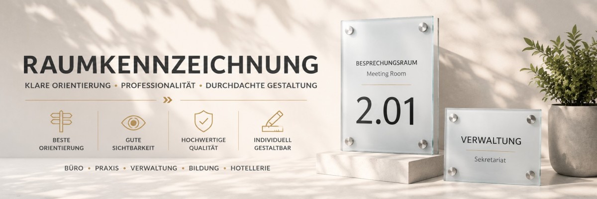 Raumkennzeichnung & Leitsysteme