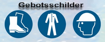 Gebotsschilder