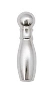 Taschenkegel, Minikegel, Kegelpinn, versilbert, Rundkopf 10033-20-R