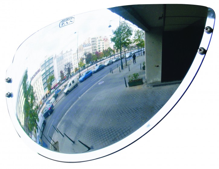 Spiegel für Privat- und Garagenausfahrten mit weitem Blickwinkel Vumax8000