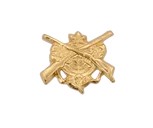 Schützen-Auflage / Schützenabzeichen – Original DEUMER 12954 mit Splint / vergoldet