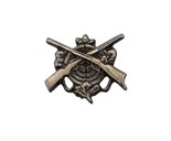 Schützen-Auflage / Schützenabzeichen – Original DEUMER 12954 Auflage - ohne Nadel / bronze