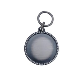 Anhänger massiv geprägt Ø 23 mm | gravierbar |  altsilber