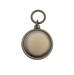 Anhänger massiv geprägt Ø 23 mm | gravierbar | bronze