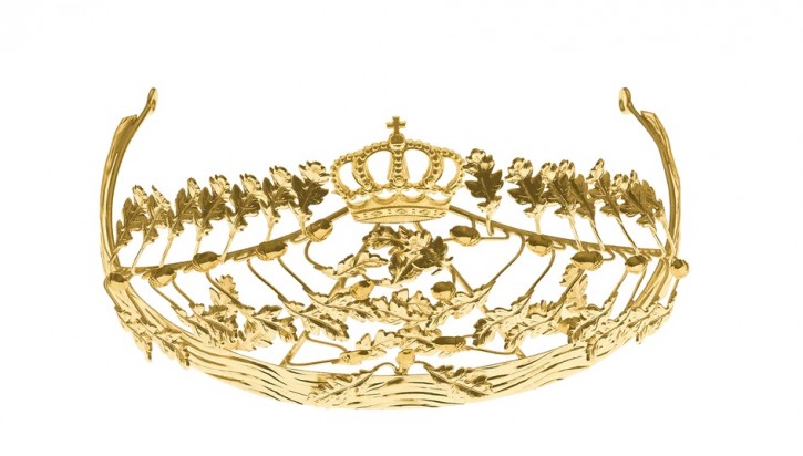 Schützendiadem, Krone für die Königin, 19700-10 vergoldet