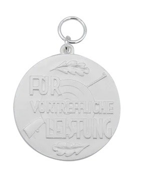 Medaille FÜR VORTREFFLICHE LEISTUNG, 39mm, versilbert 21526-21-39