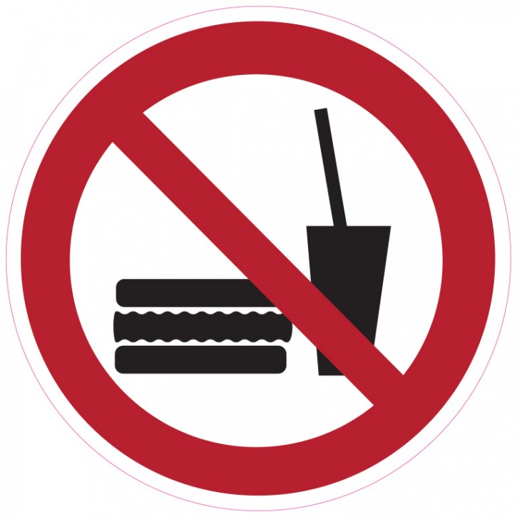 Verbotsschild Essen und Trinken verboten 21.A6180