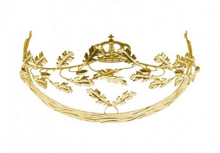 Schützendiadem, Krone für die Königin, 23691-10 vergoldet