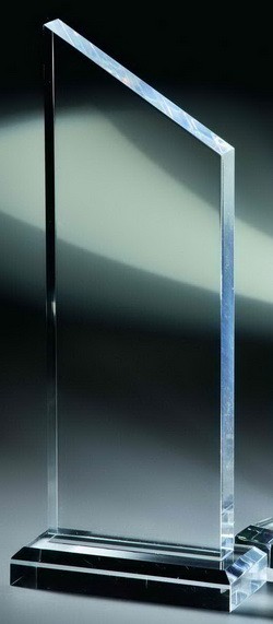 Außergewöhnliche und stilvolle Acryl-Trophäe "Dolomit" 275 x 90 mm (33551)