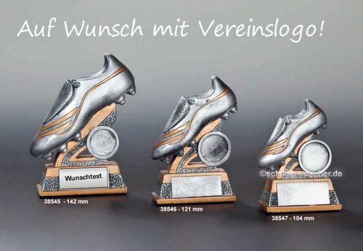 Resinfigur "Fußballschuh" 38545 versch. Größen