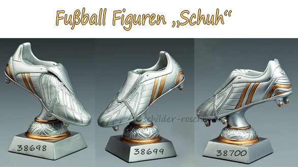 Fußball-Pokale / Fußballfiguren / "Schuh"