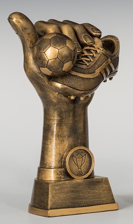 Massive Fußball-Resinfigur 39400 Höhe 172 mm