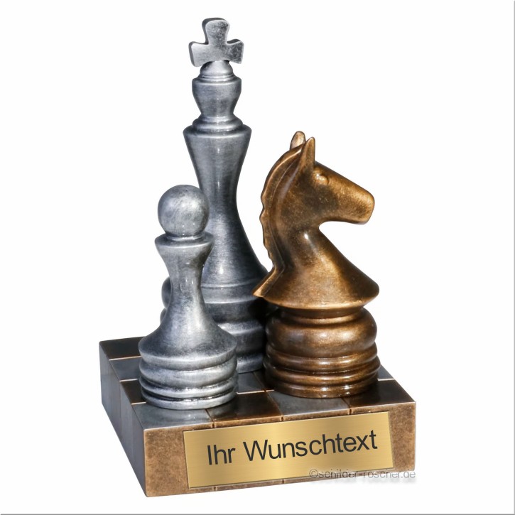 Pokal Figurencup "Schach "Höhe: 150 mm 39731 Pokal Figurencup "Schach "Höhe: 150 mm 39731