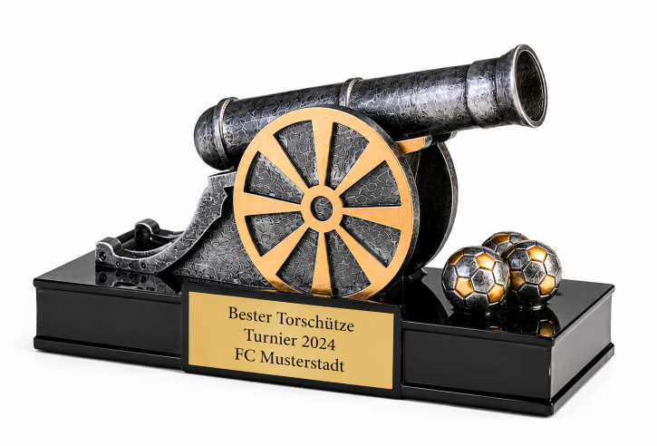 Torkanone / Torjägerkanone XL 39742 Resinfigur inkl. Gravur