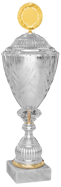4er Pokalserie "SIMON" 40610 silber-gold Höhe: 555 mm (40612)