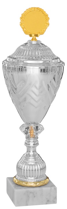 4er Pokalserie "SIMON" 40610 silber-gold Höhe: 447 mm (40614)