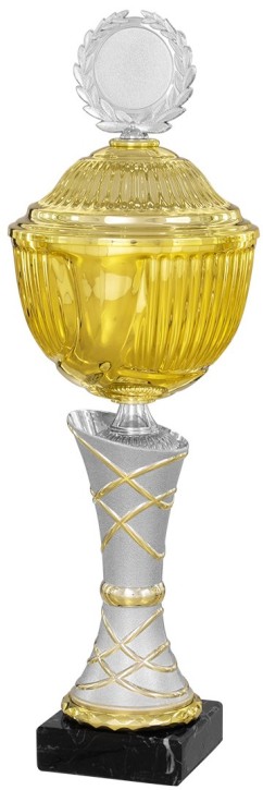 Pokalserie "LEONA" 40870 gold-silber Höhe: 483 mm (40871)