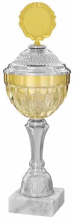 3er Pokal-Serie "EMIL" 41510 gold - silber - bronze 41511 - Höhe: 373 mm (gold)