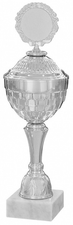 3er Pokal-Serie "EMIL" 41510 gold - silber - bronze 41512 - Höhe: 335 mm (silber)