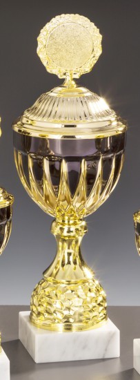 6er Pokalserie "ANDREA" 57520 gold-schwarz Höhe: 350 mm (57522)