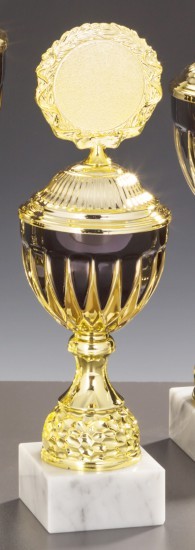 6er Pokalserie "ANDREA" 57520 gold-schwarz Höhe: 258 mm (57525)