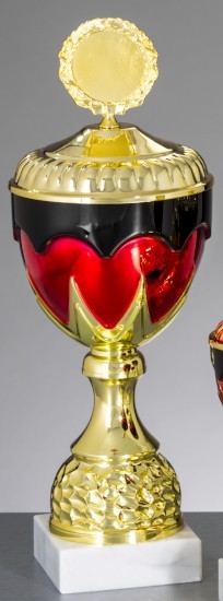 Einzelpokal "Deutschland" schwarz-rot-gold 57551 - Höhe: 380 mm