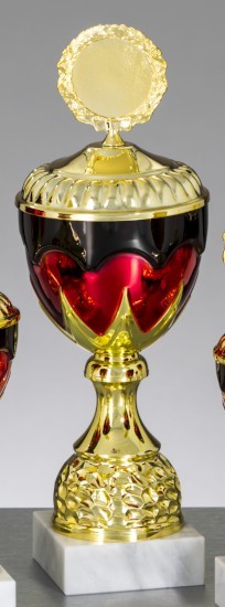 Einzelpokal "Deutschland" schwarz-rot-gold 57552 - Höhe: 340 mm