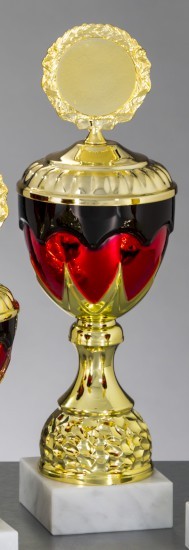 Einzelpokal "Deutschland" schwarz-rot-gold 57553 - Höhe: 309 mm