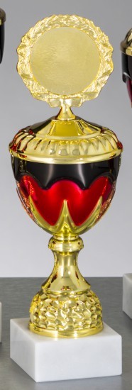 Einzelpokal "Deutschland" schwarz-rot-gold 57555 - Höhe: 250 mm