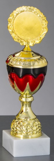 Einzelpokal "Deutschland" schwarz-rot-gold 57556 - Höhe: 240 mm