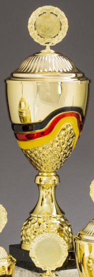 Einzelpokal "GERMANY" schwarz-rot-gold 57831 - Höhe: 541 mm