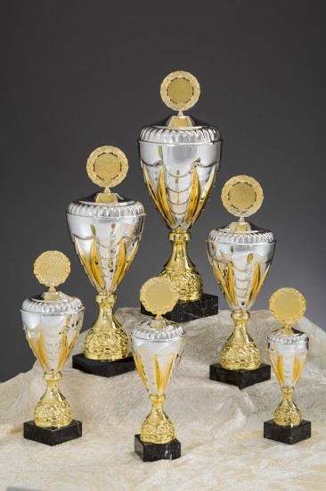 6er Pokal-Serie "NICOLE" 57910 gold-silber 57910 - 6er Serie