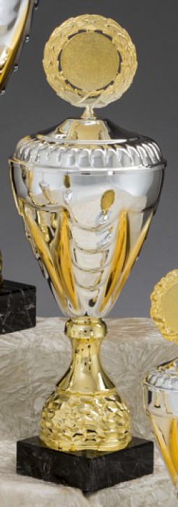 6er Pokal-Serie "NICOLE" 57910 gold-silber 57913 - Höhe: 405 mm