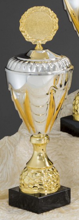 6er Pokal-Serie "NICOLE" 57910 gold-silber 57914 - Höhe: 346 mm