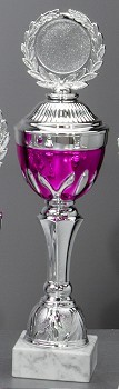 Pokal "AMAYA" 59620 silber-pink 59625 - Höhe: 360 mm