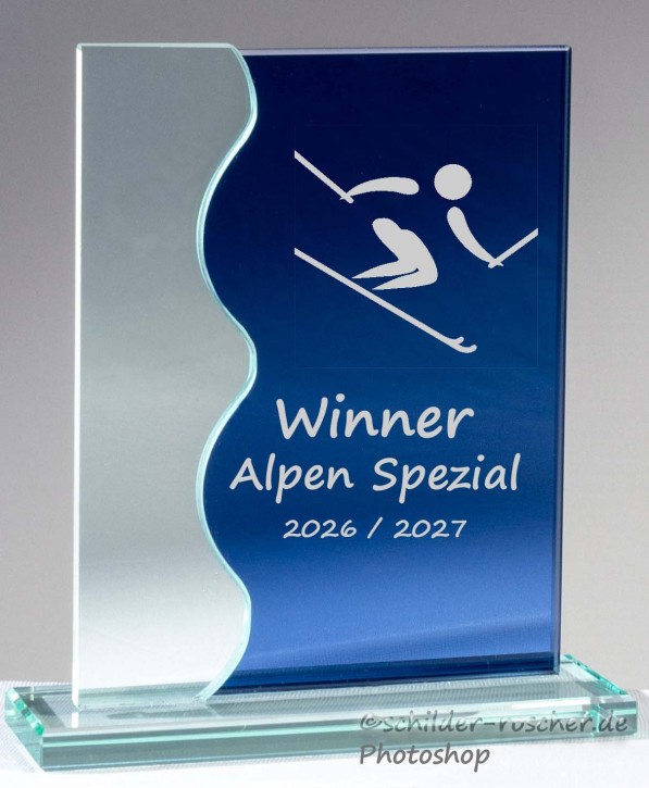 Spiegelglas Trophäe 68378