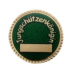 Deumer Schützenabzeichen "Jungschützenkönigin" Auflage - ohne Nadel