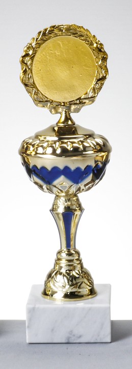 Pokal gold-blau Höhe: 24,0 cm 851969