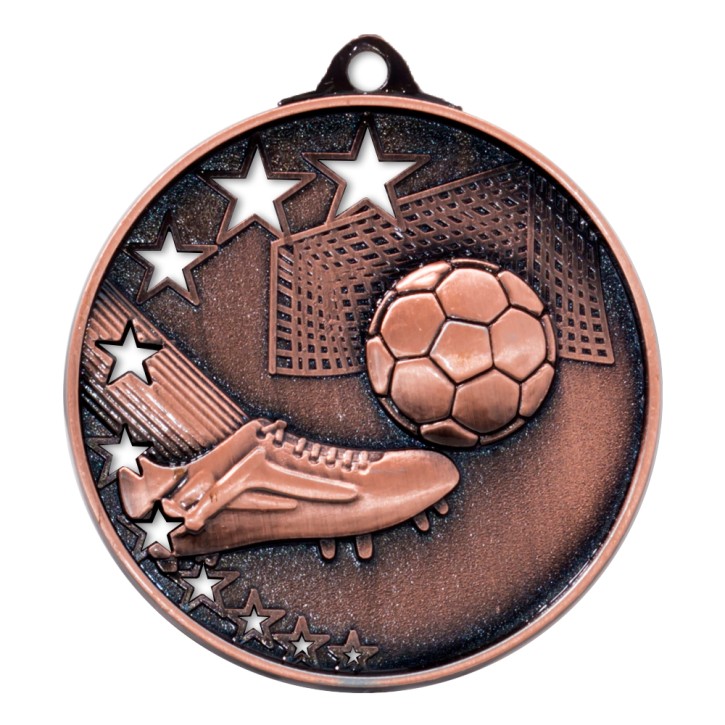 Fußball Medaille Ø 50 mm 9188 BRONZE