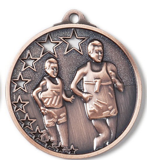 Leichtathletik / Volkslauf Medaillen Ø 50 mm gold, silber oder bronze 9259 BRONZE