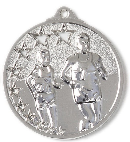 Leichtathletik / Volkslauf Medaillen Ø 50 mm gold, silber oder bronze 9259 SILBER