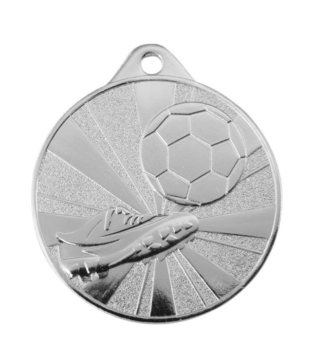 Fußball Medaille Ø 50 mm 9188 SILBER