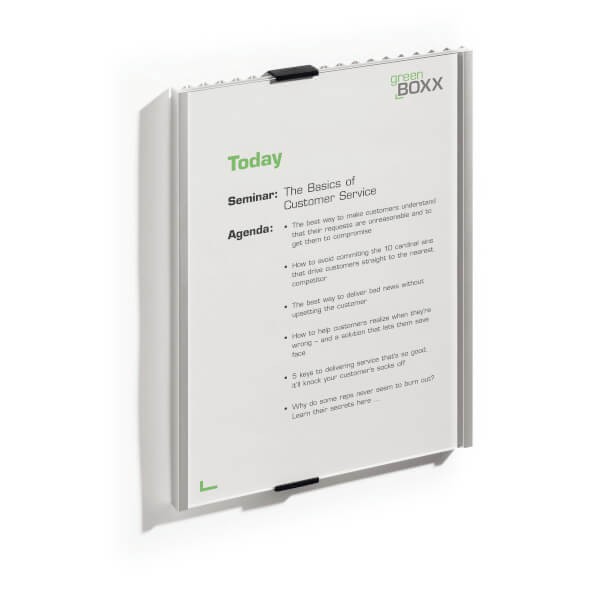 Wandschild INFO SIGN DIN A4 hoch – Aluminium mit Acrylglas | AL5520