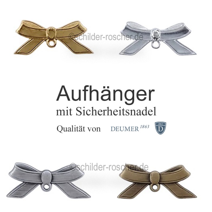 Befestigung / Aufhänger für Medaillen und Orden, mit  Scharniernadel 10208