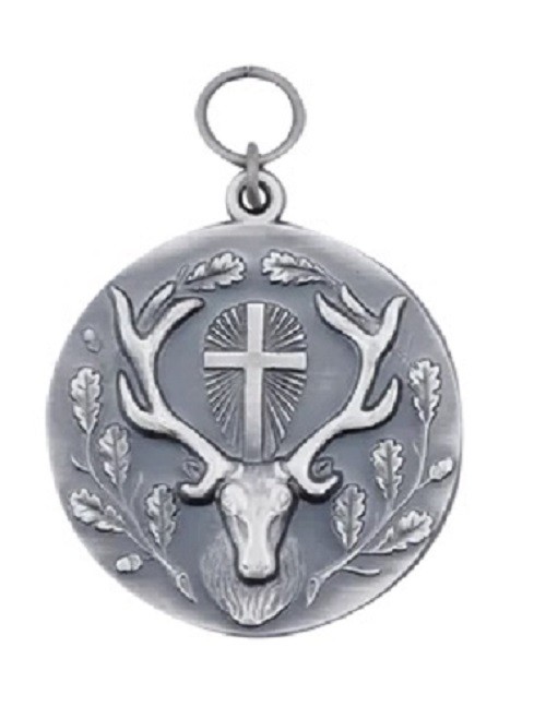 Jagdkette "Dem Jagdkönig"  54993 Jagd / ALTSILBER