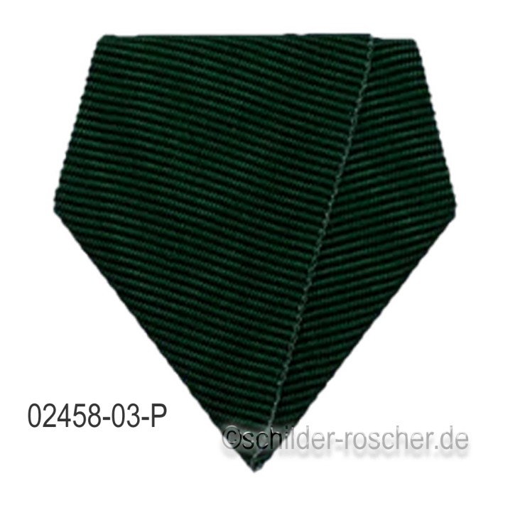 Befestigung für Orden & Medaillen – Banddreieck mit Sicherheitsnadel PETROL