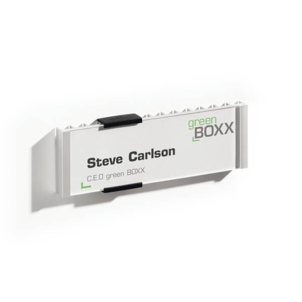 Türschild INFO SIGN ½ DIN A6 quer – Aluminium mit Acrylglas | AL5500
