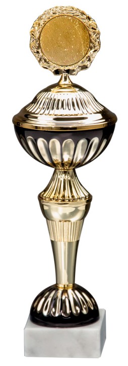 Pokal gold-schwarz  Höhe: 31,5 cm E1325